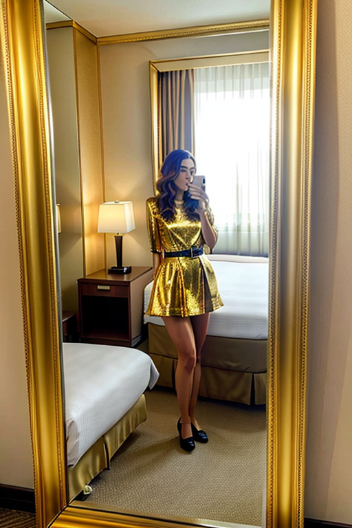 mirror photo poses girl